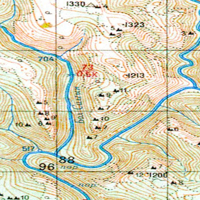 Avenza Systems Inc. Soviet Genshtab - o52-27 - Russia digital map