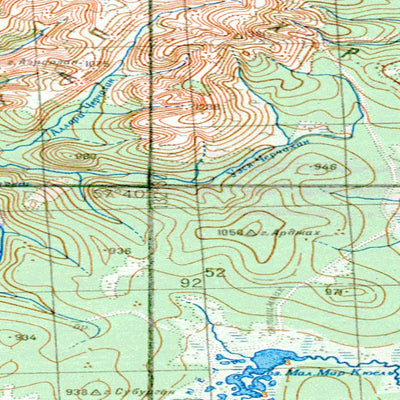 Avenza Systems Inc. Soviet Genshtab - o53-19 - Russia digital map