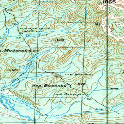 Avenza Systems Inc. Soviet Genshtab - o53-23 - Russia digital map