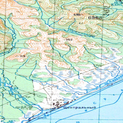 Avenza Systems Inc. Soviet Genshtab - o54-11 - Russia digital map