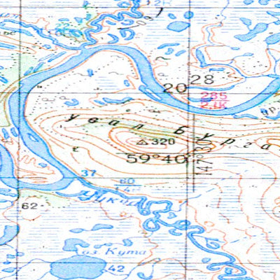 Avenza Systems Inc. Soviet Genshtab - o55-04 - Russia digital map