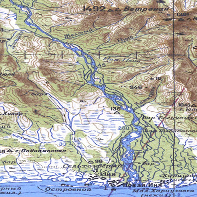 Avenza Systems Inc. Soviet Genshtab - o55-1 - Russia digital map
