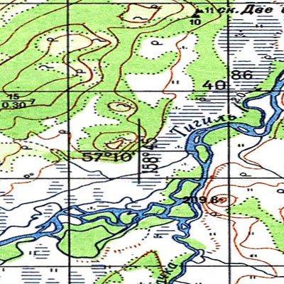 Avenza Systems Inc. Soviet Genshtab - o57-102--(1973) - Russia digital map