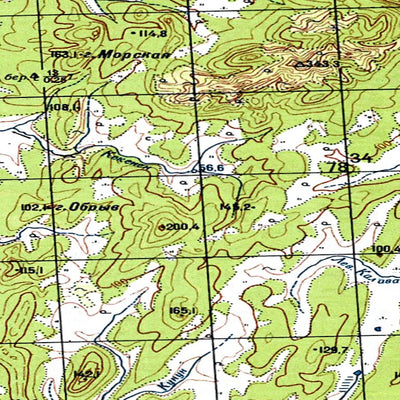 Avenza Systems Inc. Soviet Genshtab - o57-121--(1973) - Russia digital map