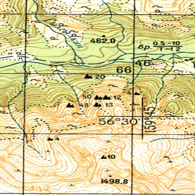 Avenza Systems Inc. Soviet Genshtab - o57-128 - Russia digital map