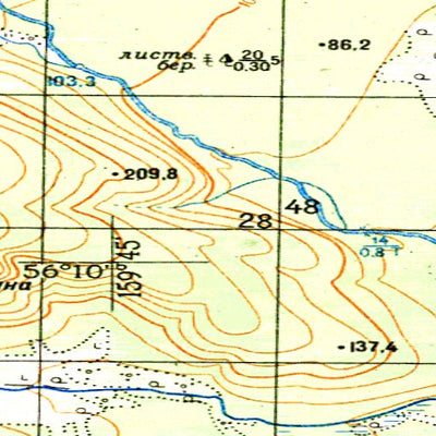 Avenza Systems Inc. Soviet Genshtab - o57-140 - Russia digital map