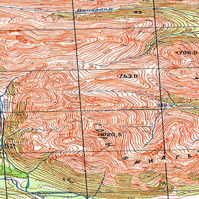 Avenza Systems Inc. Soviet Genshtab - o58-013--(1969) - Russia digital map
