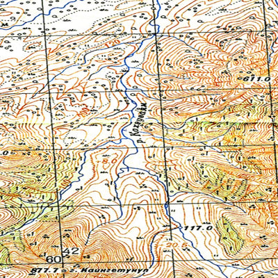 Avenza Systems Inc. Soviet Genshtab - o58-025--(1950) - Russia digital map