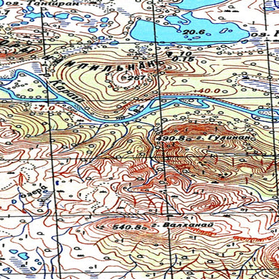 Avenza Systems Inc. Soviet Genshtab - o58-026--(1950) - Russia digital map