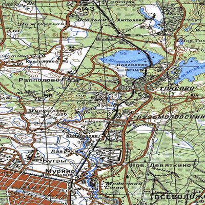 Avenza Systems Inc. Soviet Genshtab - p36-31-32 - Russia digital map