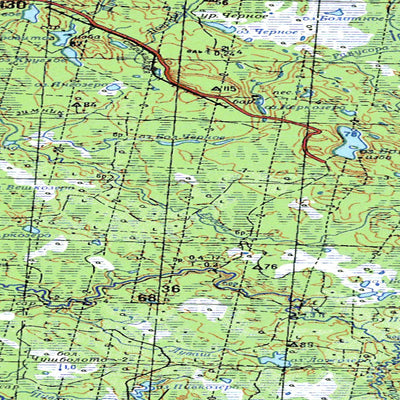 Avenza Systems Inc. Soviet Genshtab - p37-11-12 - Russia digital map