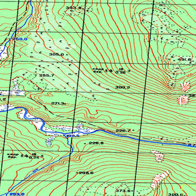 Avenza Systems Inc. Soviet Genshtab: p40-012-3_4 digital map