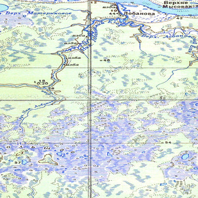 Avenza Systems Inc. Soviet Genshtab - p43-27-28 - Russia digital map