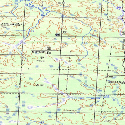Avenza Systems Inc. Soviet Genshtab - p43-35-36 - Russia digital map