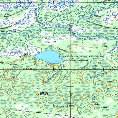 Avenza Systems Inc. Soviet Genshtab - p44-3_4 - Russia digital map