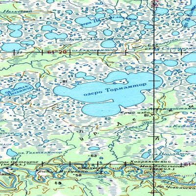 Avenza Systems Inc. Soviet Genshtab - p44-3_4 - Russia digital map