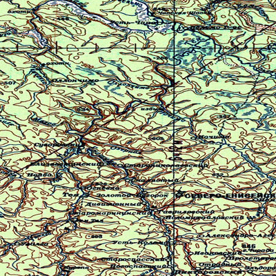 Avenza Systems Inc. Soviet Genshtab - p45_46 digital map