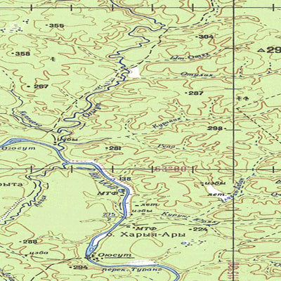 Avenza Systems Inc. Soviet Genshtab - p50-1_2 - Russia digital map