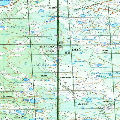 Avenza Systems Inc. Soviet Genshtab - p51-07-08 - Russia digital map