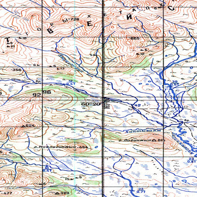 Avenza Systems Inc. Soviet Genshtab - p58-33-34 - Russia digital map