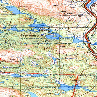 Avenza Systems Inc. Soviet Genshtab - q36-03-04 - Russia digital map