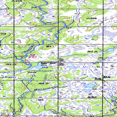Avenza Systems Inc. Soviet Genshtab - q37-15-16 - Russia digital map