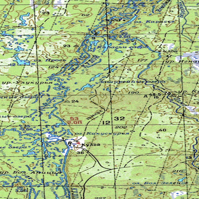 Avenza Systems Inc. Soviet Genshtab - q38-25-26 - Russia digital map