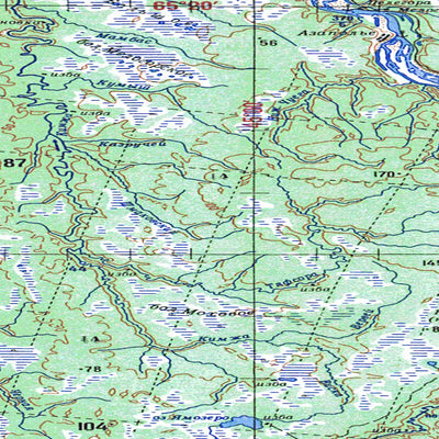 Avenza Systems Inc. Soviet Genshtab - q38-3_4 - Russia digital map