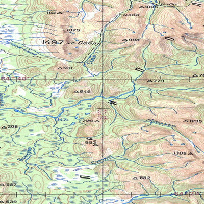 Avenza Systems Inc. Soviet Genshtab - q40-3_4 - Russia digital map