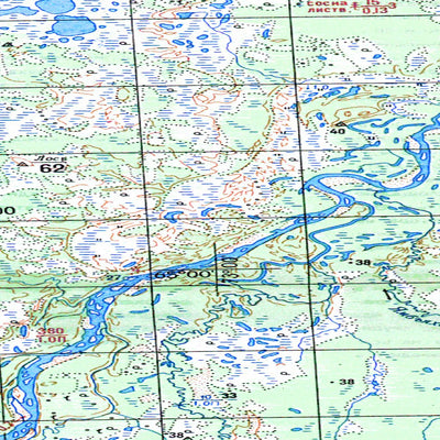 Avenza Systems Inc. Soviet Genshtab - q43-25-26 - Russia digital map