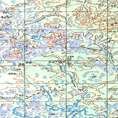 Avenza Systems Inc. Soviet Genshtab - q44-33-34 - Russia digital map
