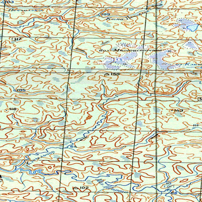 Avenza Systems Inc. Soviet Genshtab - q44-35-36 - Russia digital map
