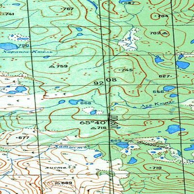 Avenza Systems Inc. Soviet Genshtab - q49-19-20 - Russia digital map