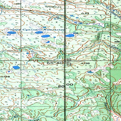 Avenza Systems Inc. Soviet Genshtab - q51-21-22 - Russia digital map