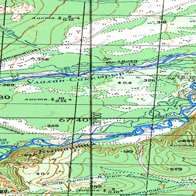 Avenza Systems Inc. Soviet Genshtab - q52-05-06 - Russia digital map