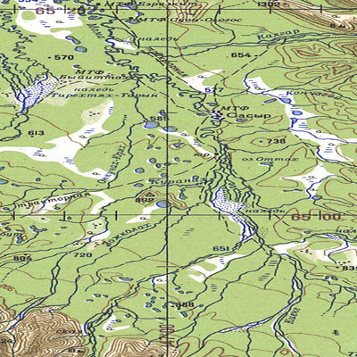 Avenza Systems Inc. Soviet Genshtab - q55-3_4 - Russia digital map