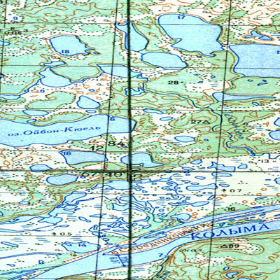Avenza Systems Inc. Soviet Genshtab - q56-05-06 - Russia digital map