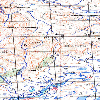 Avenza Systems Inc. Soviet Genshtab - q60-07-08 - Russia digital map