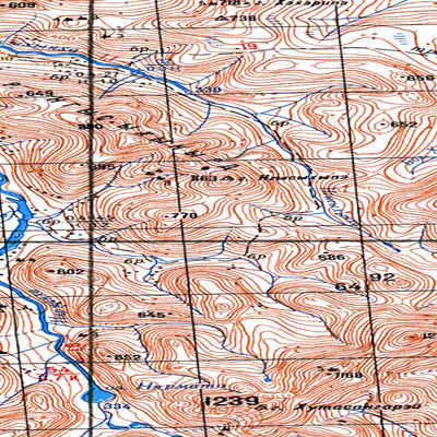Avenza Systems Inc. Soviet Genshtab - r42-31-32 - Russia digital map