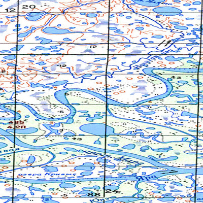 Avenza Systems Inc. Soviet Genshtab - r44-15-16 - Russia digital map