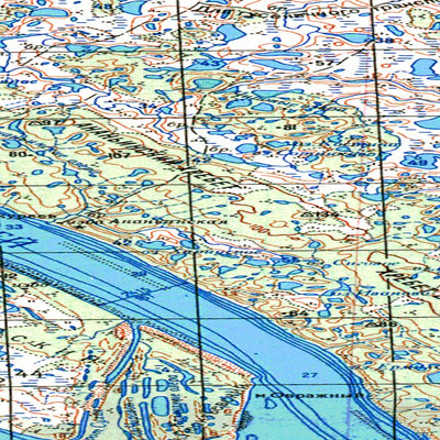 Avenza Systems Inc. Soviet Genshtab - r45-19-20 - Russia digital map
