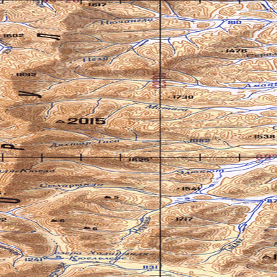 Avenza Systems Inc. Soviet Genshtab - r52-3_4 - Russia digital map