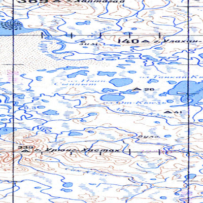 Avenza Systems Inc. Soviet Genshtab - s54-3_4 - Russia digital map