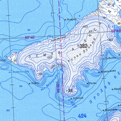 Avenza Systems Inc. Soviet Genshtab - u37-3_4_t38-3_4 - Svalbard digital map