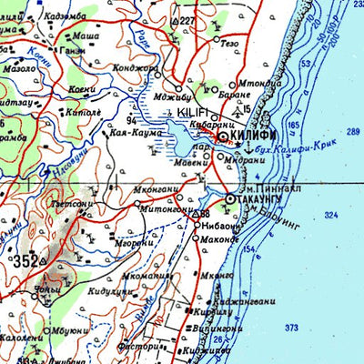 Avenza Systems Inc. Soviet Genshtab - xa37-4 - Kenya digital map