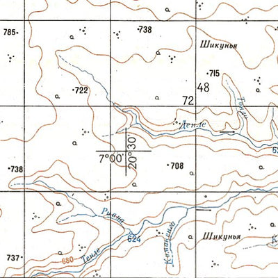 Avenza Systems Inc. Soviet Genshtab - xb34-27 - Democratic Republic of the Congo digital map