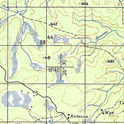 Avenza Systems Inc. Soviet Genshtab - xc35-33 - Zambia digital map