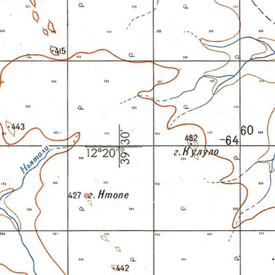 Avenza Systems Inc. Soviet Genshtab - xd37-04 - Mozambique digital map