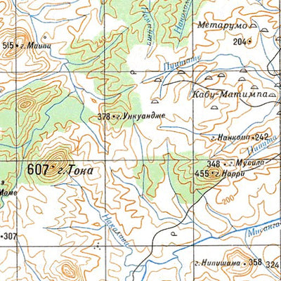 Avenza Systems Inc. Soviet Genshtab - xd37-17 - Mozambique digital map