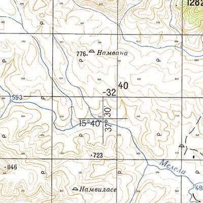 Avenza Systems Inc. Soviet Genshtab - xd37-32 - Mozambique digital map